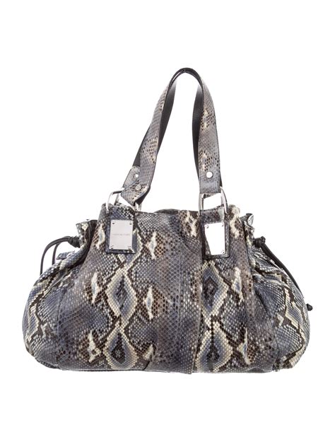 michael kors snakeskin bag price|snakeskin michael kors collection handbags.